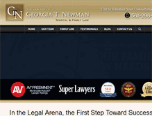Tablet Screenshot of gnewmanlaw.com